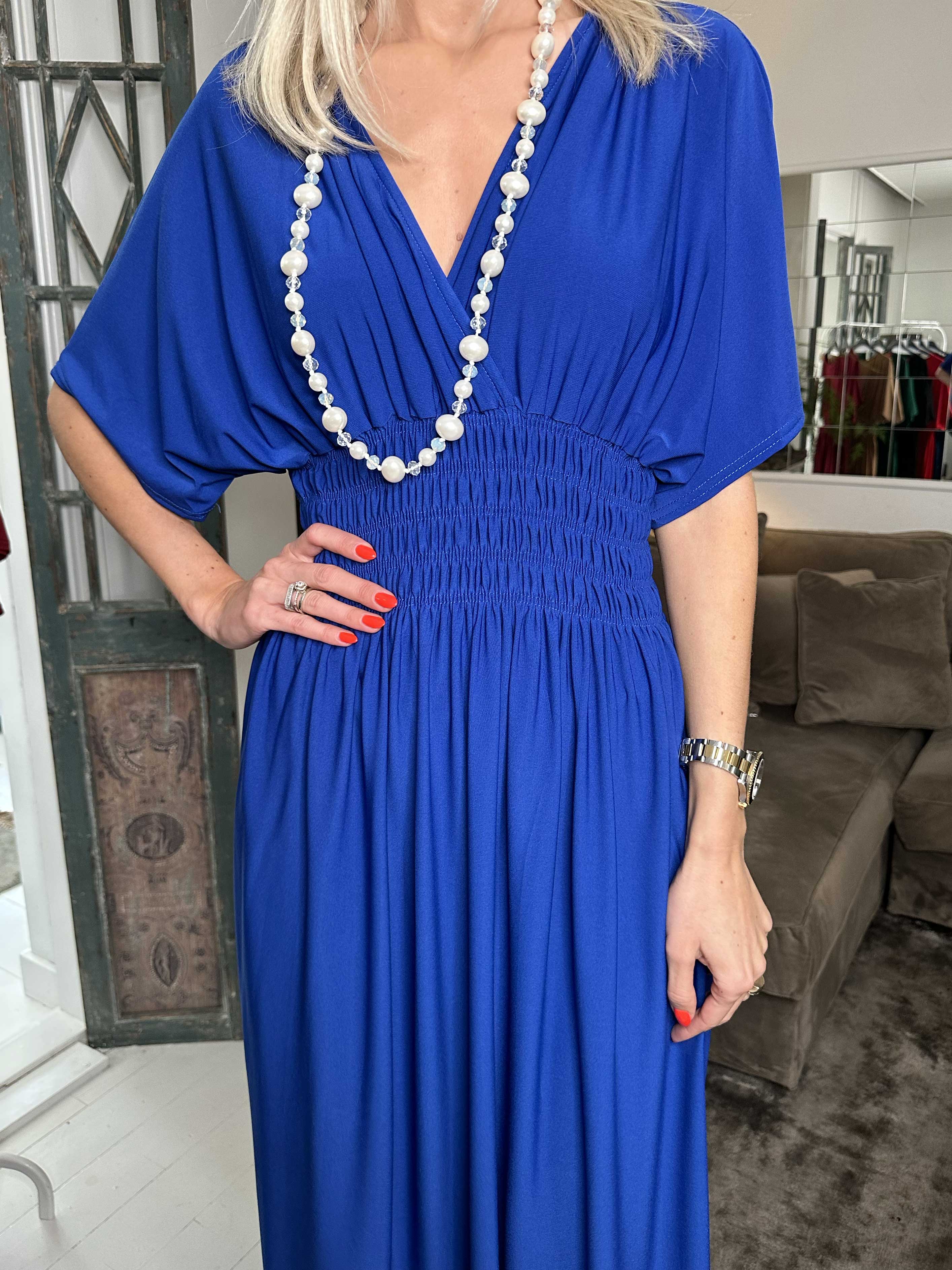 Pams Plain - Elastisk kjole med smock